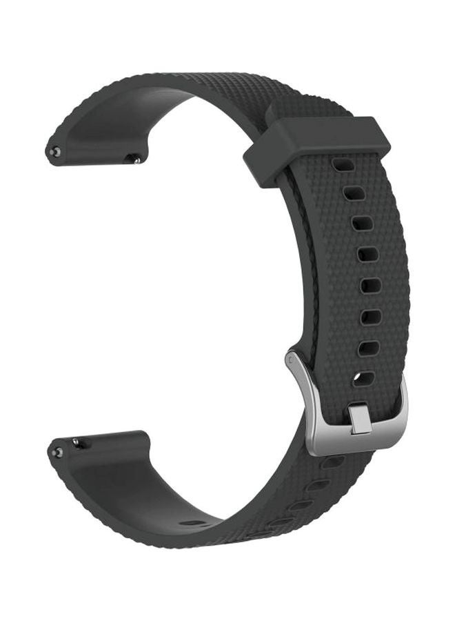 Liger Replacement Band For Garmin VivoActive 3/VivoMove/VivoMove HR/Forerunner 645 Music/Samsung Gear Sport/Gear S2 Black - Image 1